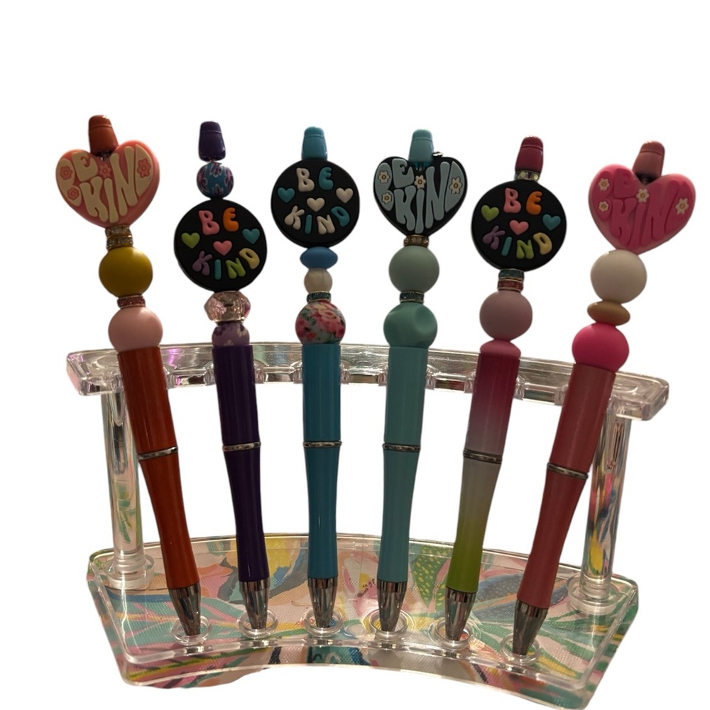 Colorful 'Be Kind' Pens Set